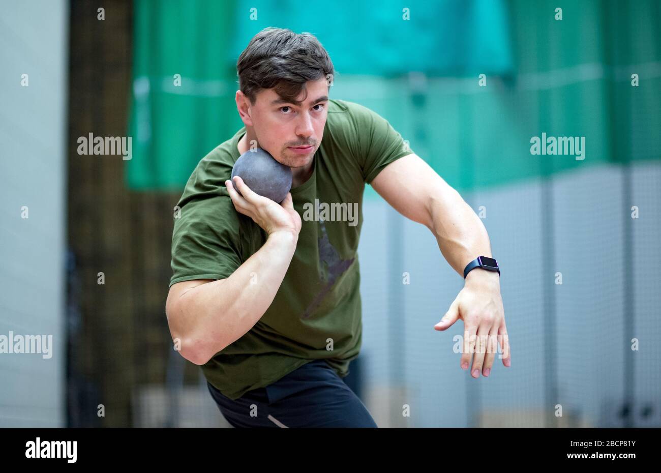03 April 2020, Saxony, Leipzig: David Storl, two-time shot put 