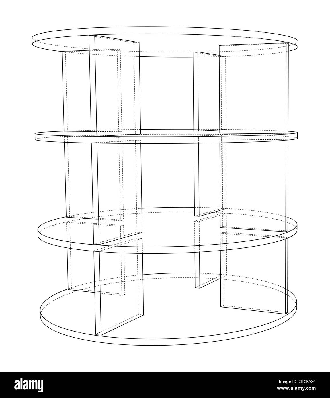 Circle Rack Design Circle racks Stock Vector Images - Alamy