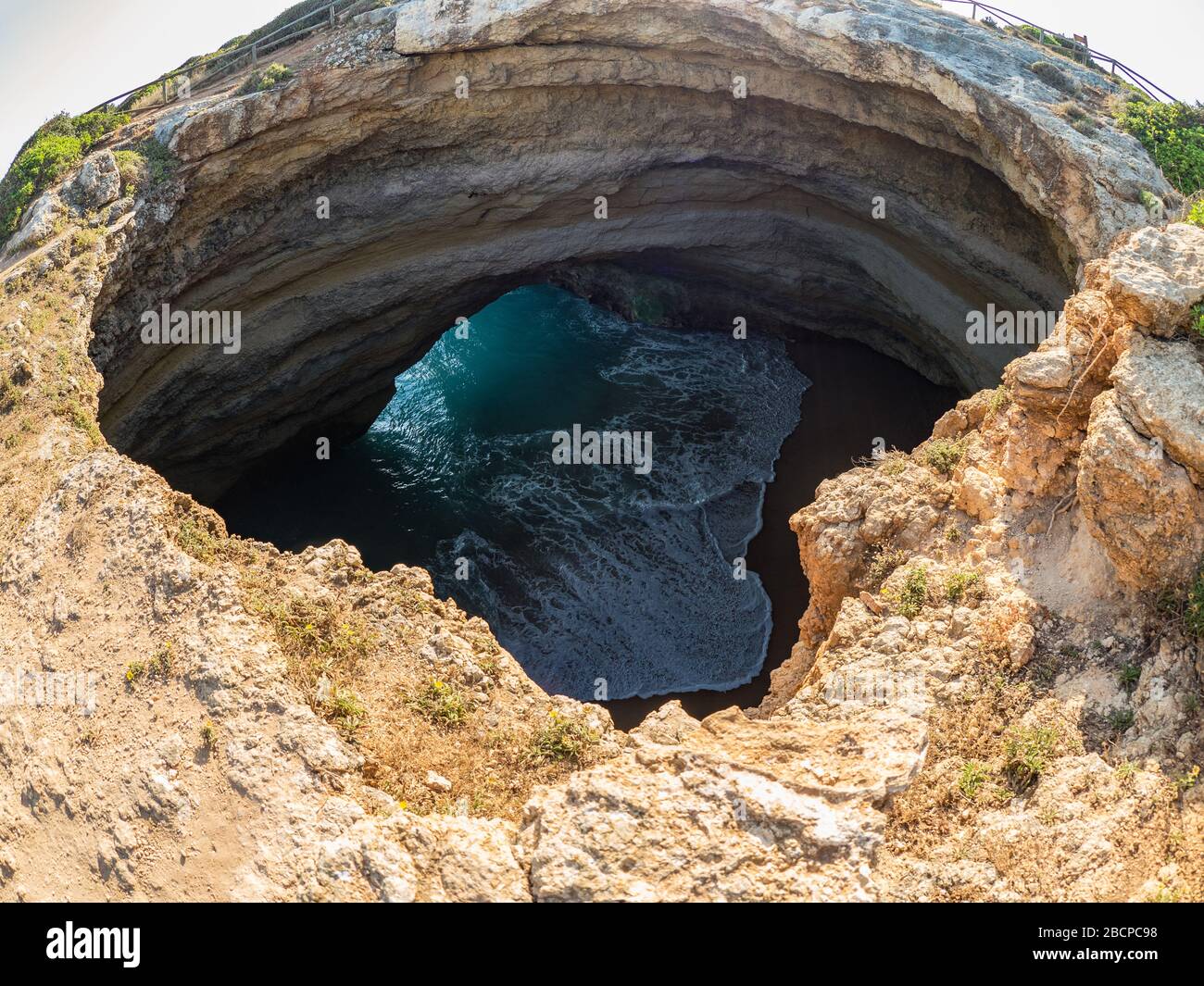 Benagil Sea Cave Stock Photo