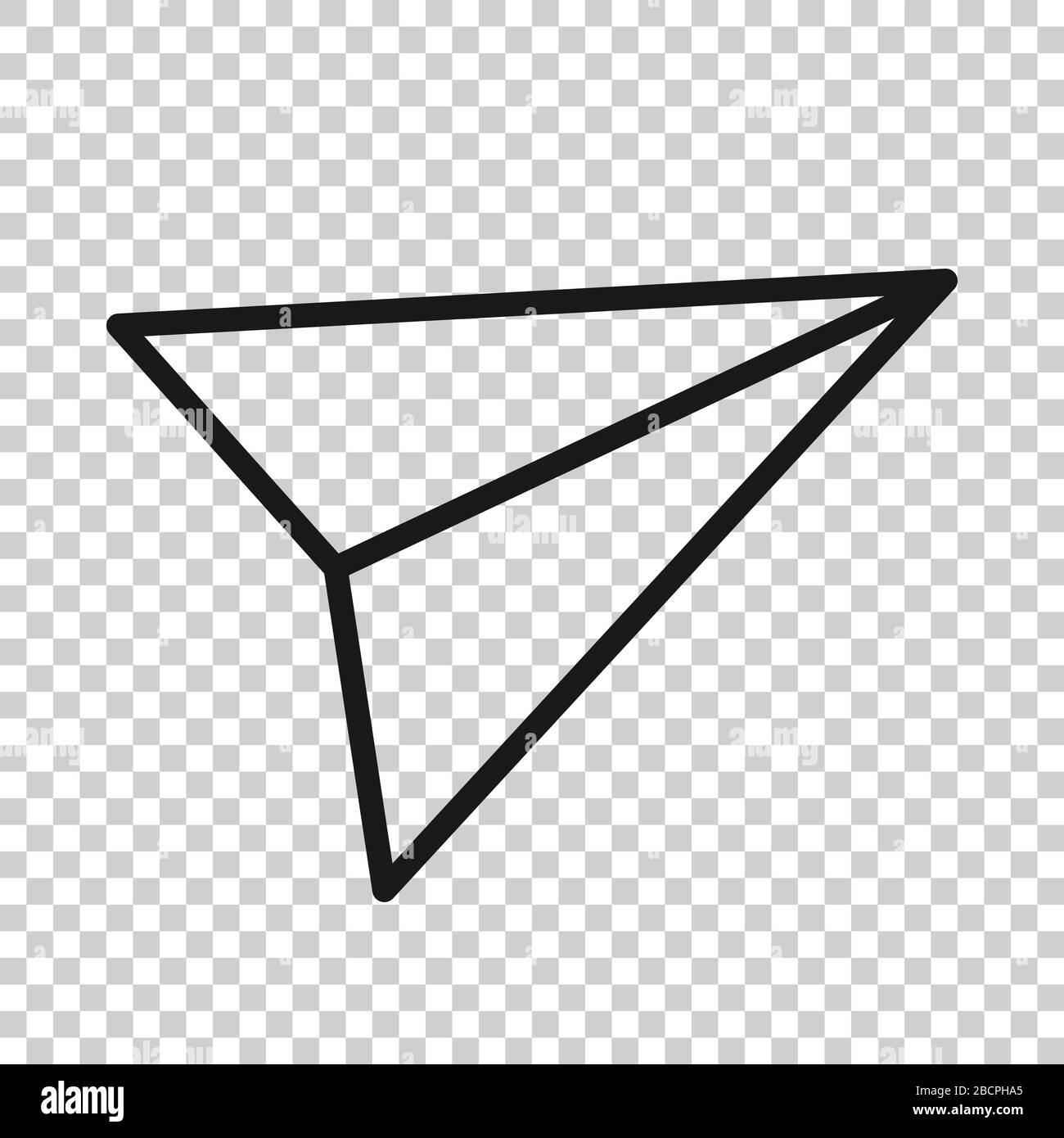 The direction of the aircraft illustration Black and White Stock Photos ...