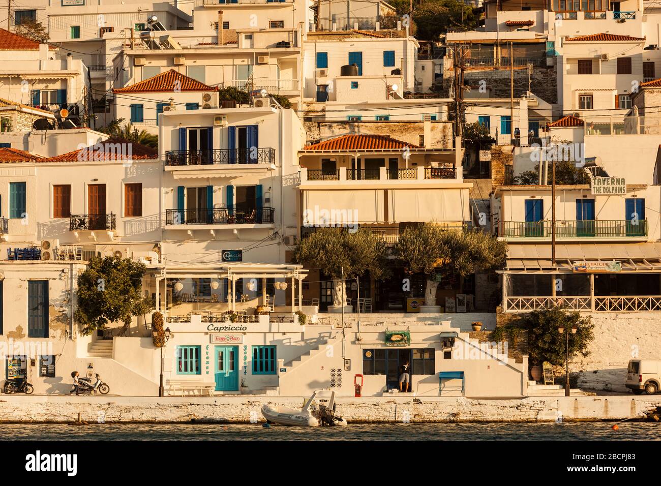 Greece, Cyclades archipelago, Andros island Batsi Stock Photo Alamy