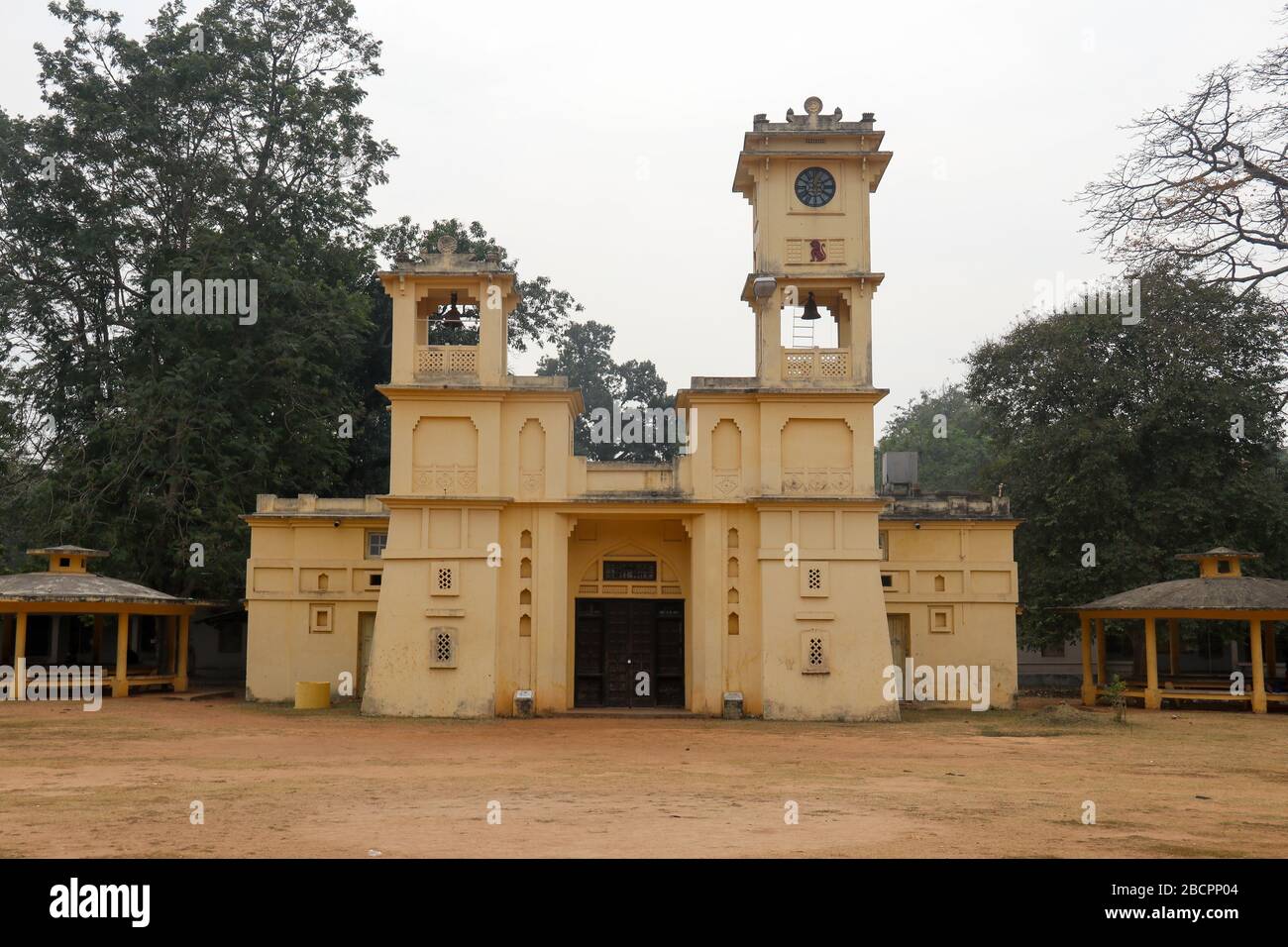 Ghantaghar in Santiniketan. Patha Bhavana in Santiniketan Stock Photo