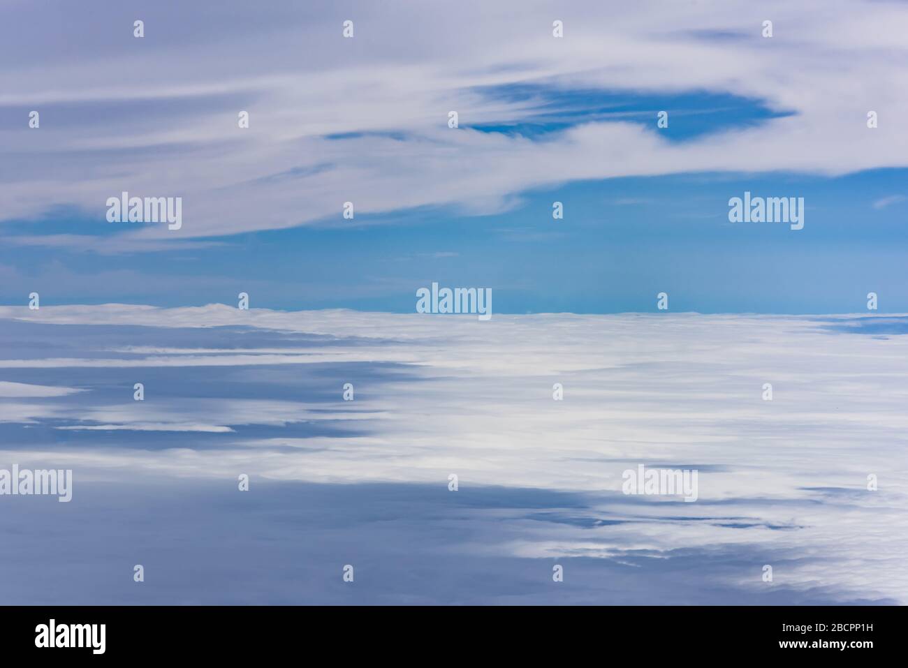 cloud and sky view from window of airplane Stock Photo - Alamy
