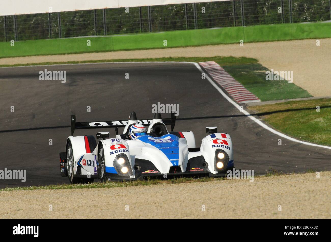 Imola, Italy May 17, 2013: Formula Le Mans Oreca 09 of Team Endurance Challenge, driven by A. PONS / S. AYARI, in action. Stock Photo