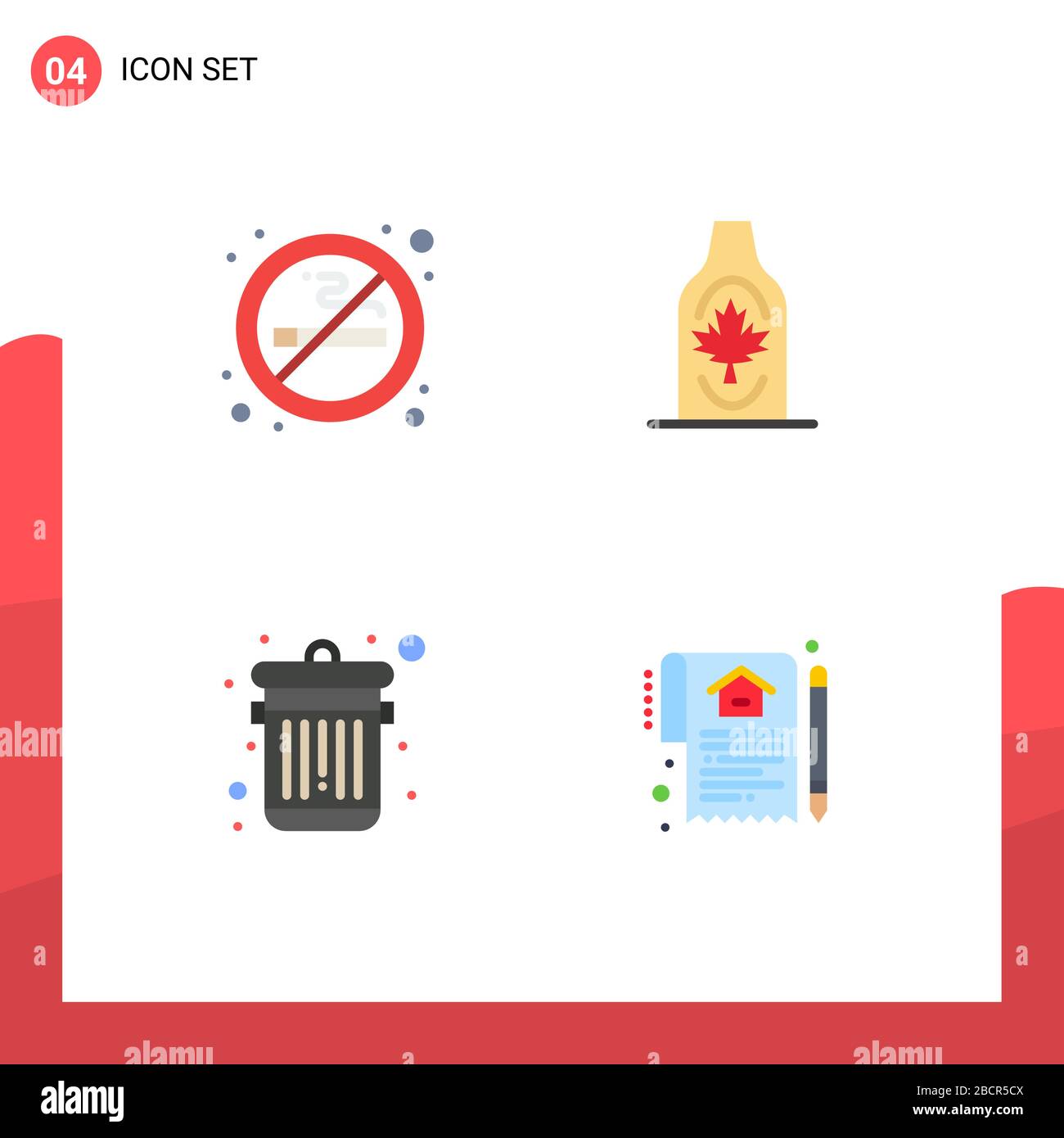 Air Canada Logo Vector - 4 User Interface Flat Icon Pack Of Modern Signs And Symbols Of No Delete Air Canada Trash Editable Vector Design Elements Stock Vector Image Art Alamy