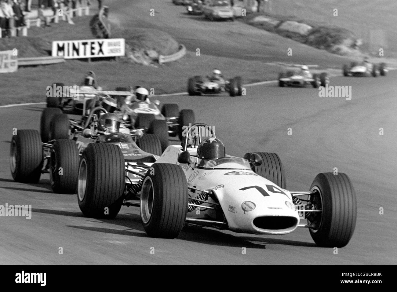 Barrie Maskell, E.R. Hall Trophy 1970 B.R.S.C.C. MotorSport - Shell Super Oil British F3 Championship, Rd 12 M.C.D. Lombank British F3 Championship, Rd 13 Brands Hatch Circuit Stock Photo