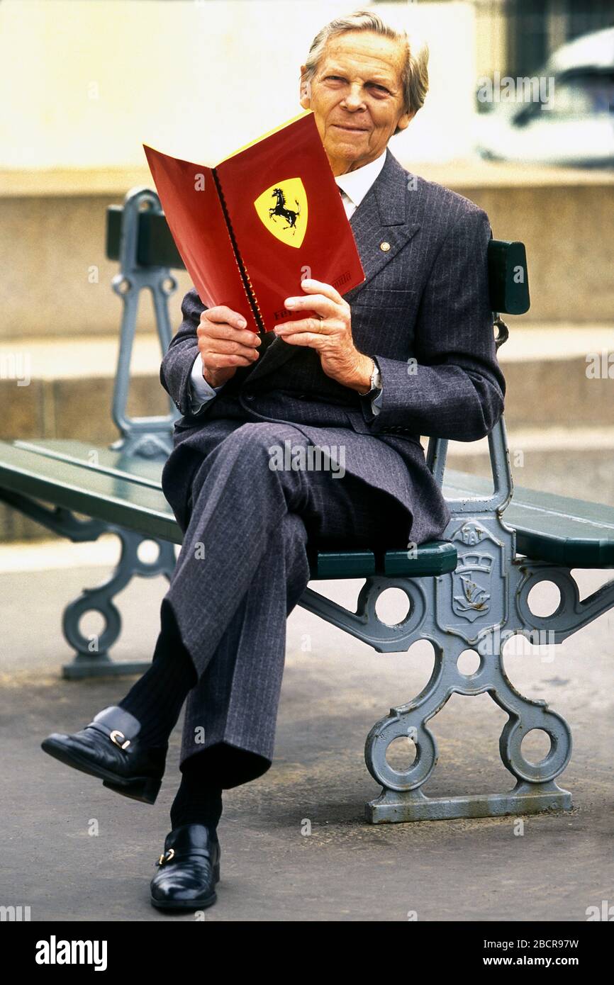 Belgian Racing driver and Journalist Paul Frere in Paris 1990 Stock ...