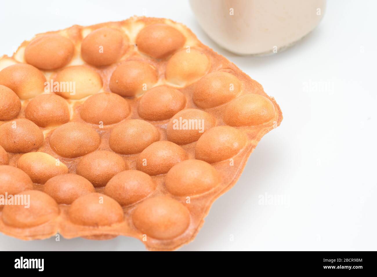 Traditional Hong Kong waffle soft and crunchy from oven, Hong Kong Egg,egg puff Stock Photo Alamy