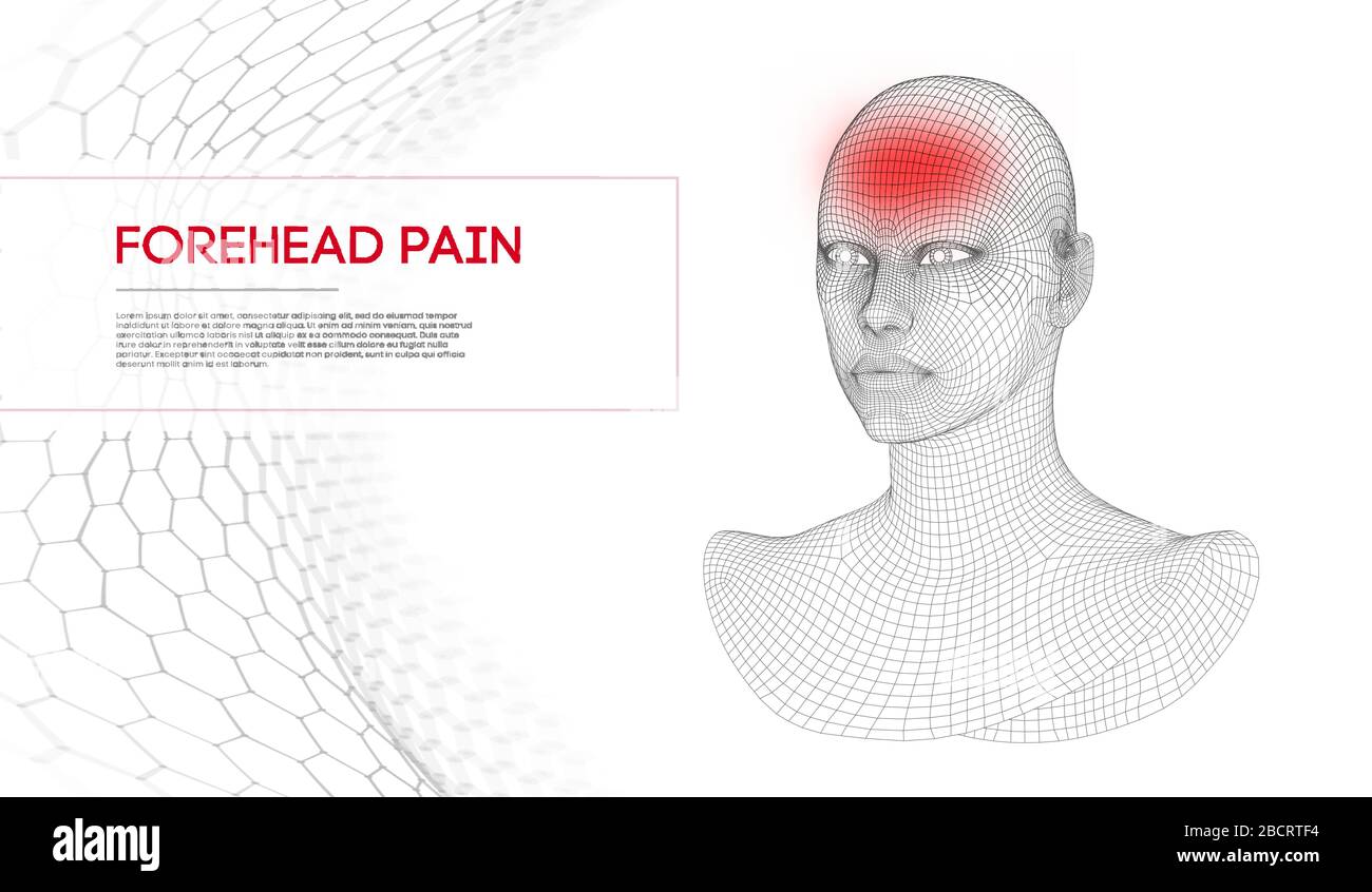 Tired sick woman with high body temperature. Wireme head pain hurt and