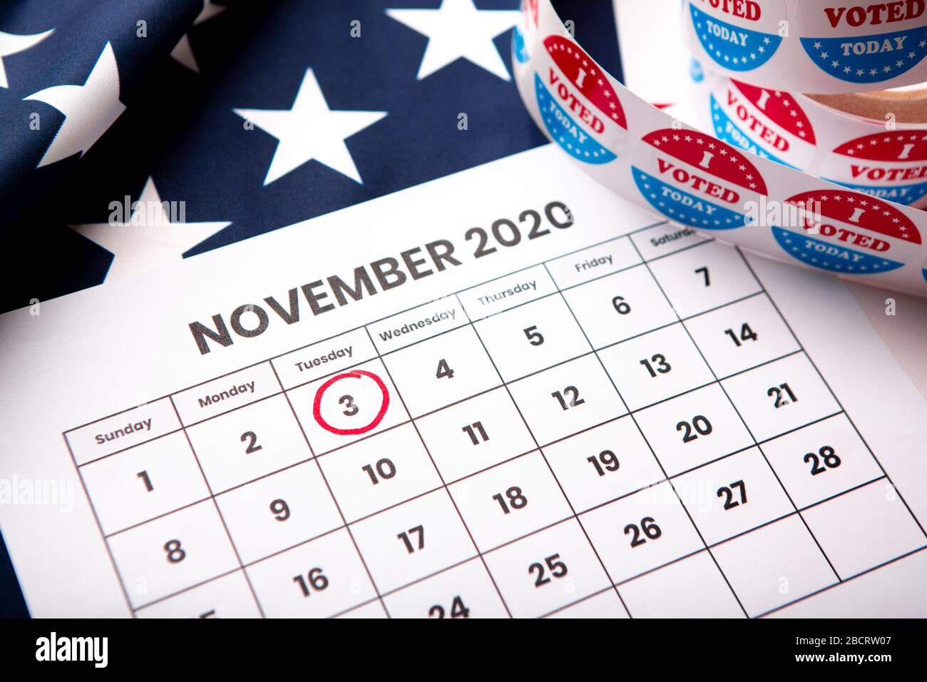 November 2020 presidential election date on calendar concept Stock Photo -  Alamy