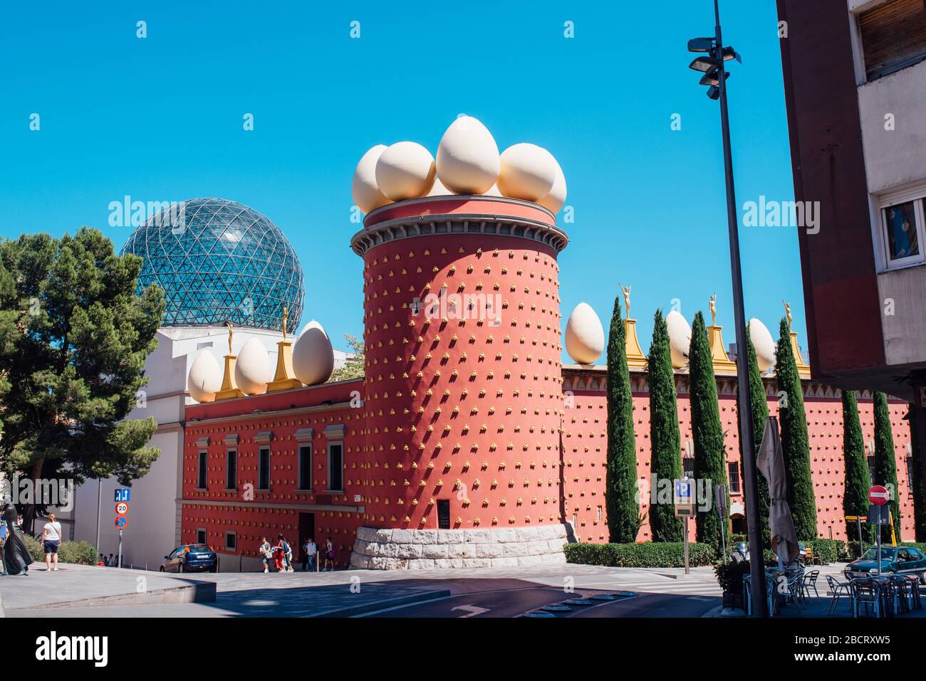 FIGUERES, the famous Mae West room in the building of the dalí theatre - Museum, which houses the largest collection of works by Salvador Dali. Spain Stock Photo