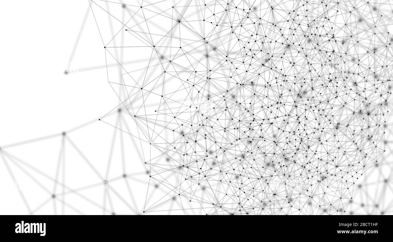 Computer generated graphics. Tech background. Stock Photo