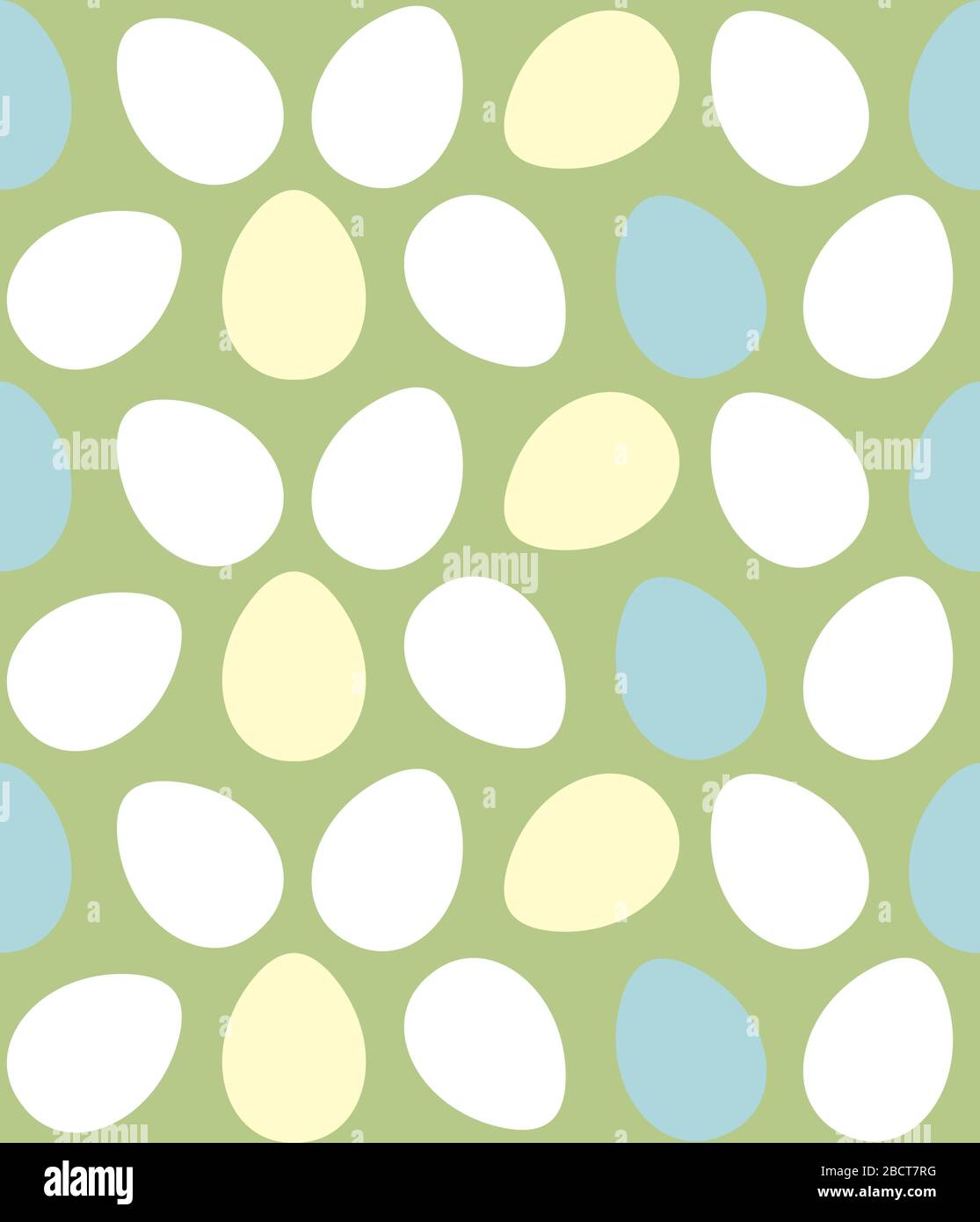 Easter colorful painted eggs seamless art pattern Stock Vector Image ...