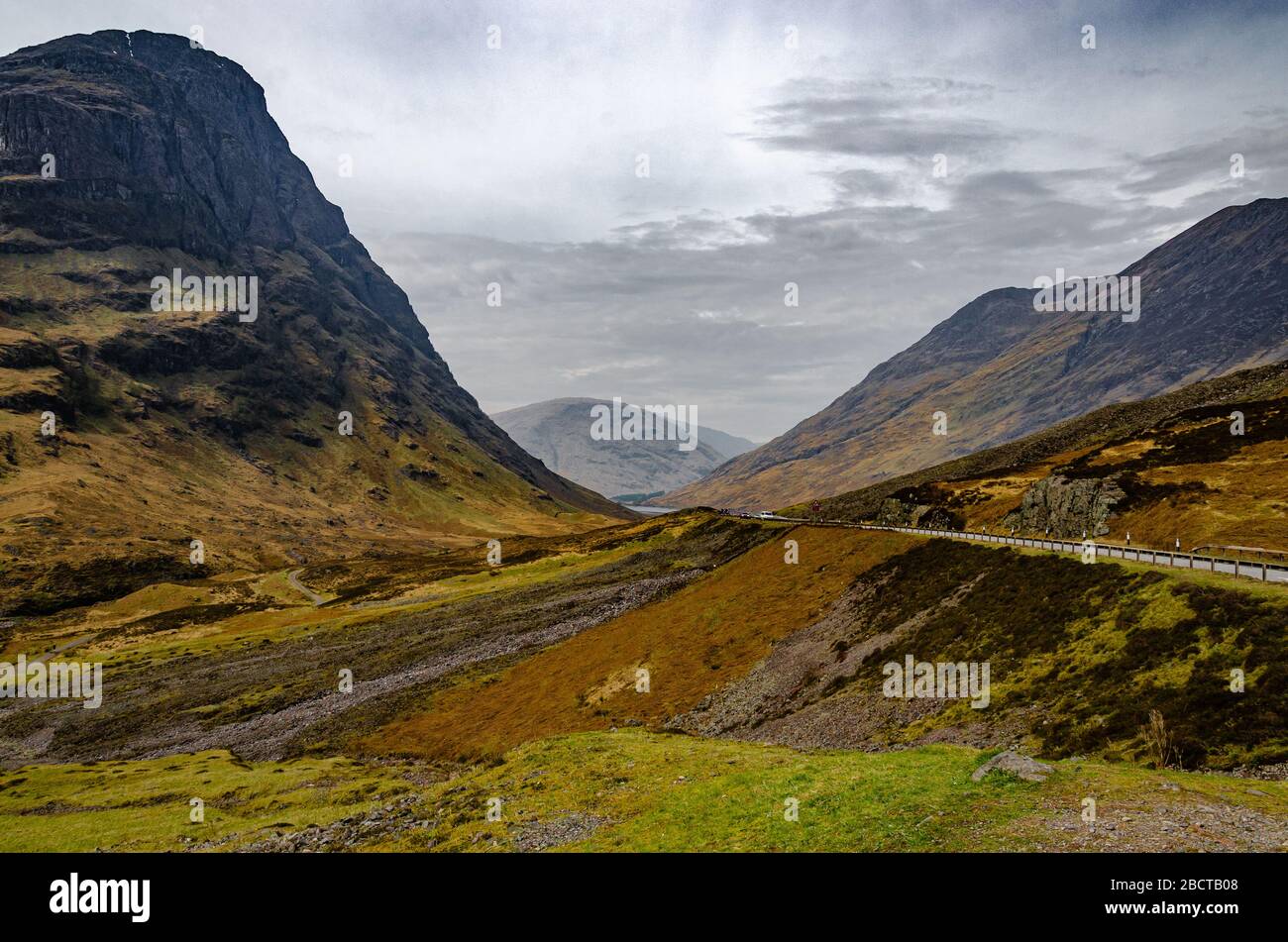 Beautiful nature in Glencoe pass - Scotland Stock Photo - Alamy