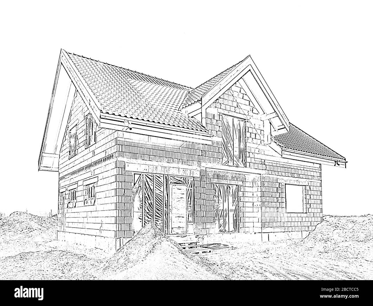 Dream House Design Drawing