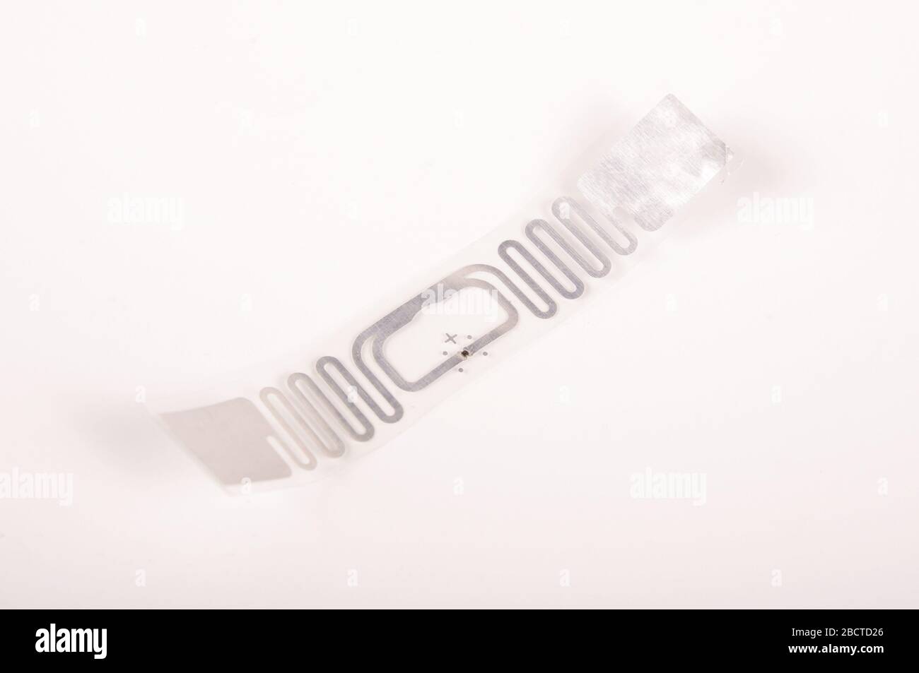 Radio frequency identification transponder with antenna high integrated on the smart label Stock