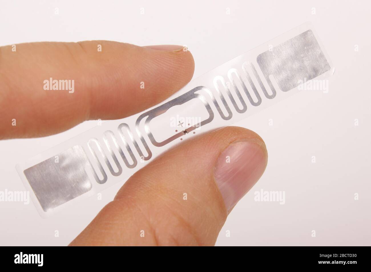 Radio frequency identification transponder with antenna high integrated on the smart label Stock