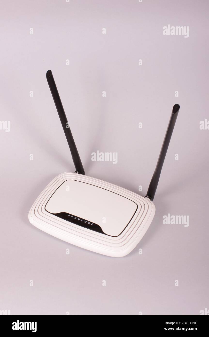 Wireless router for wifi hotspots Stock Photo - Alamy
