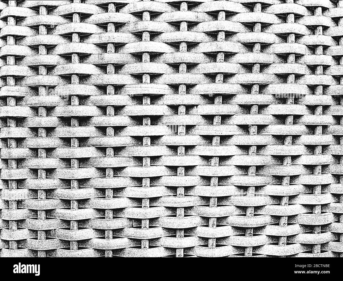 Distress grunge vector texture of wicker rope, vine with ornament ...