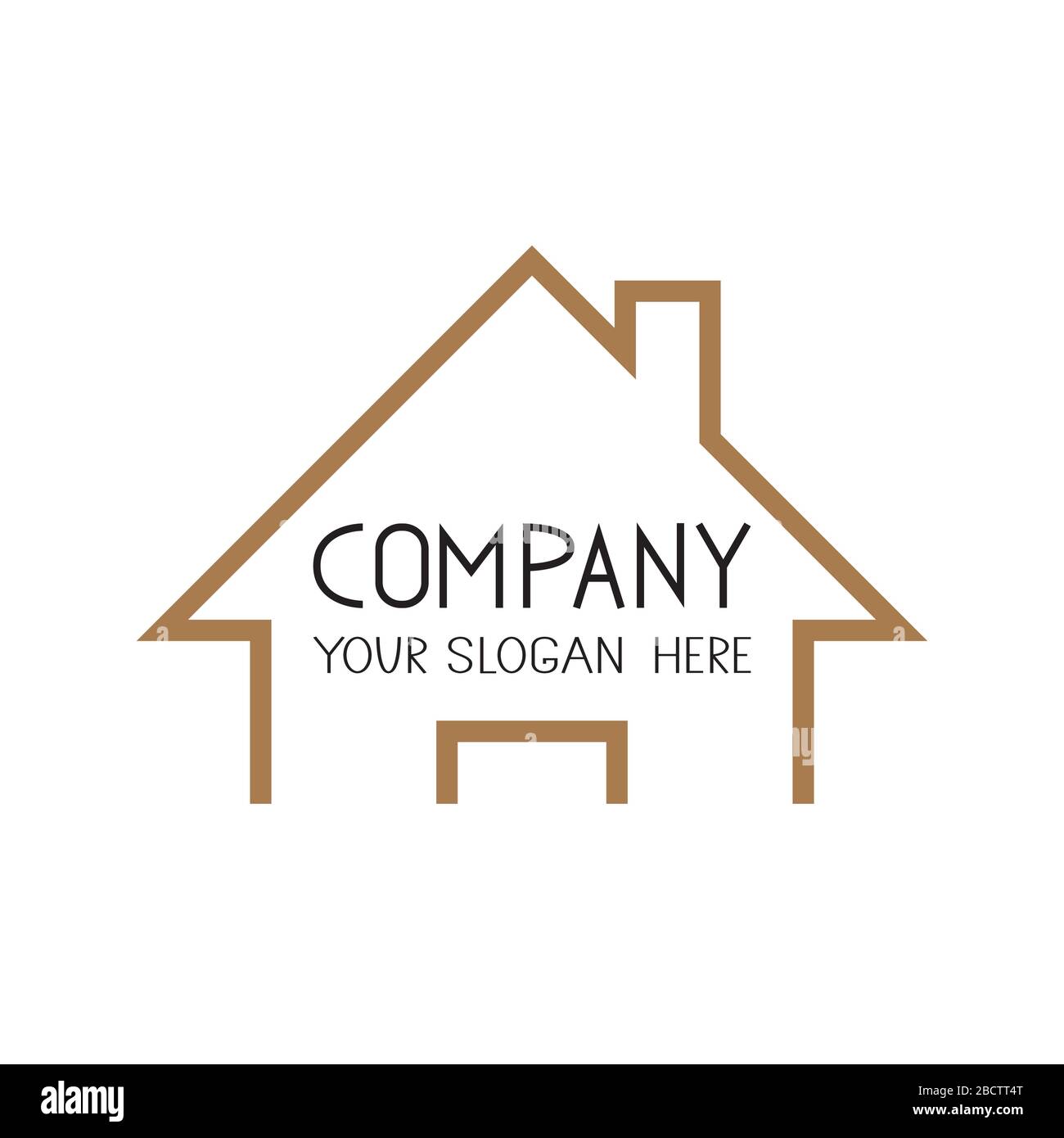 House icon Vector simple flat logo symbol Stock Vector Image & Art - Alamy