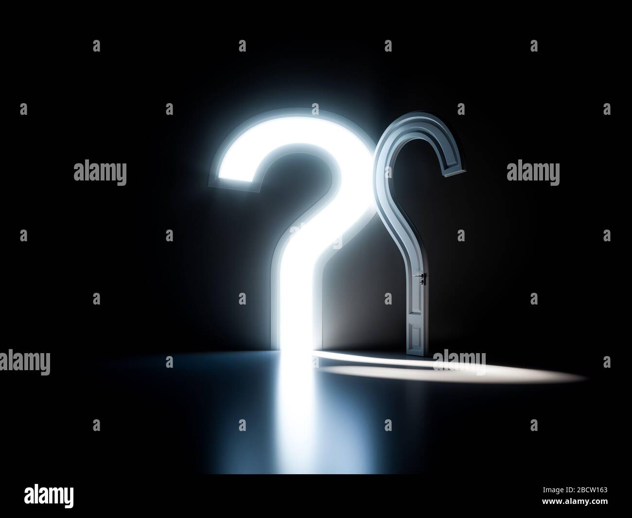 Answers to the question door shape. The opened doors in form of