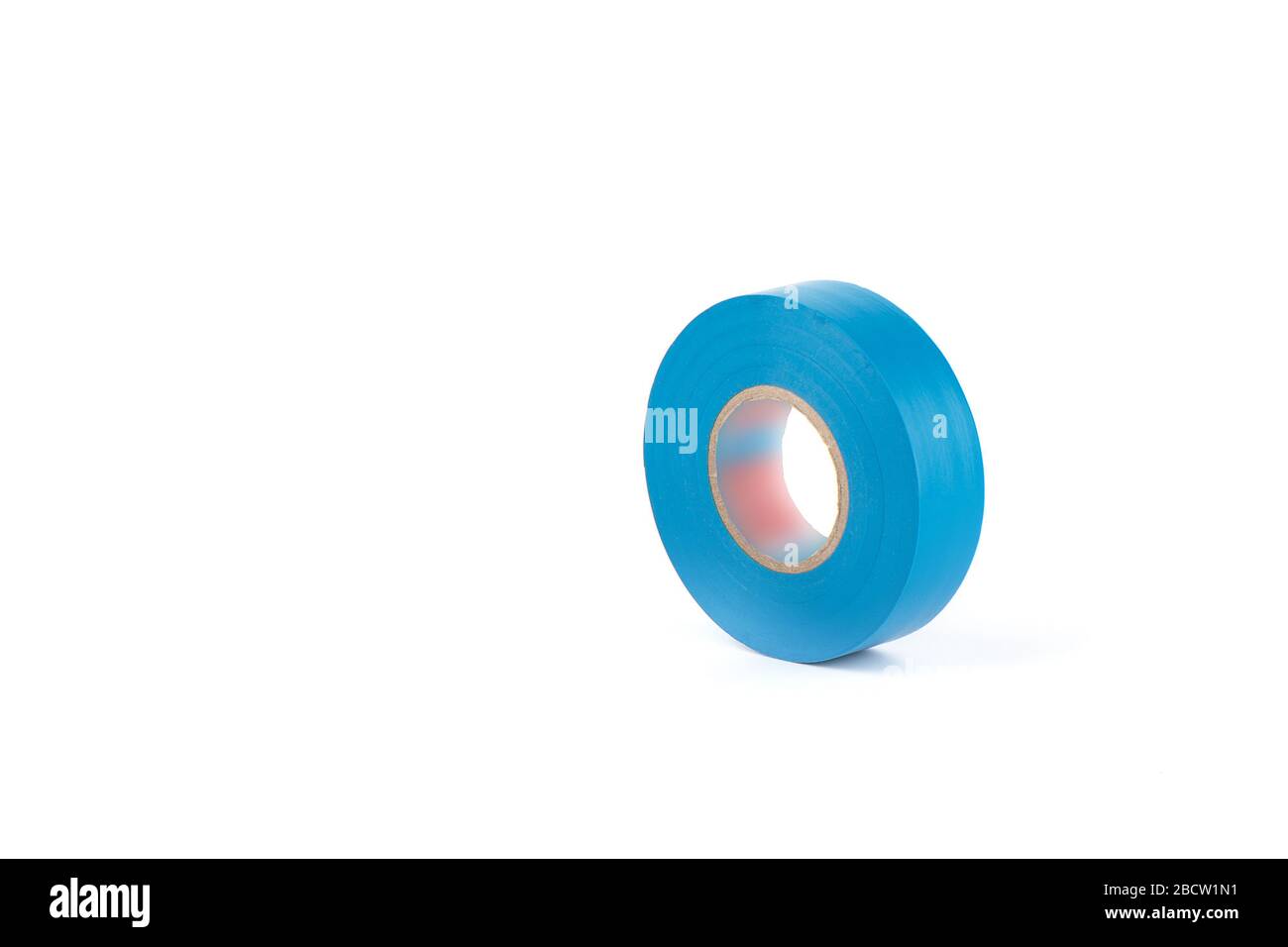 Blue insulating tape to insulate twisted of electrical wires