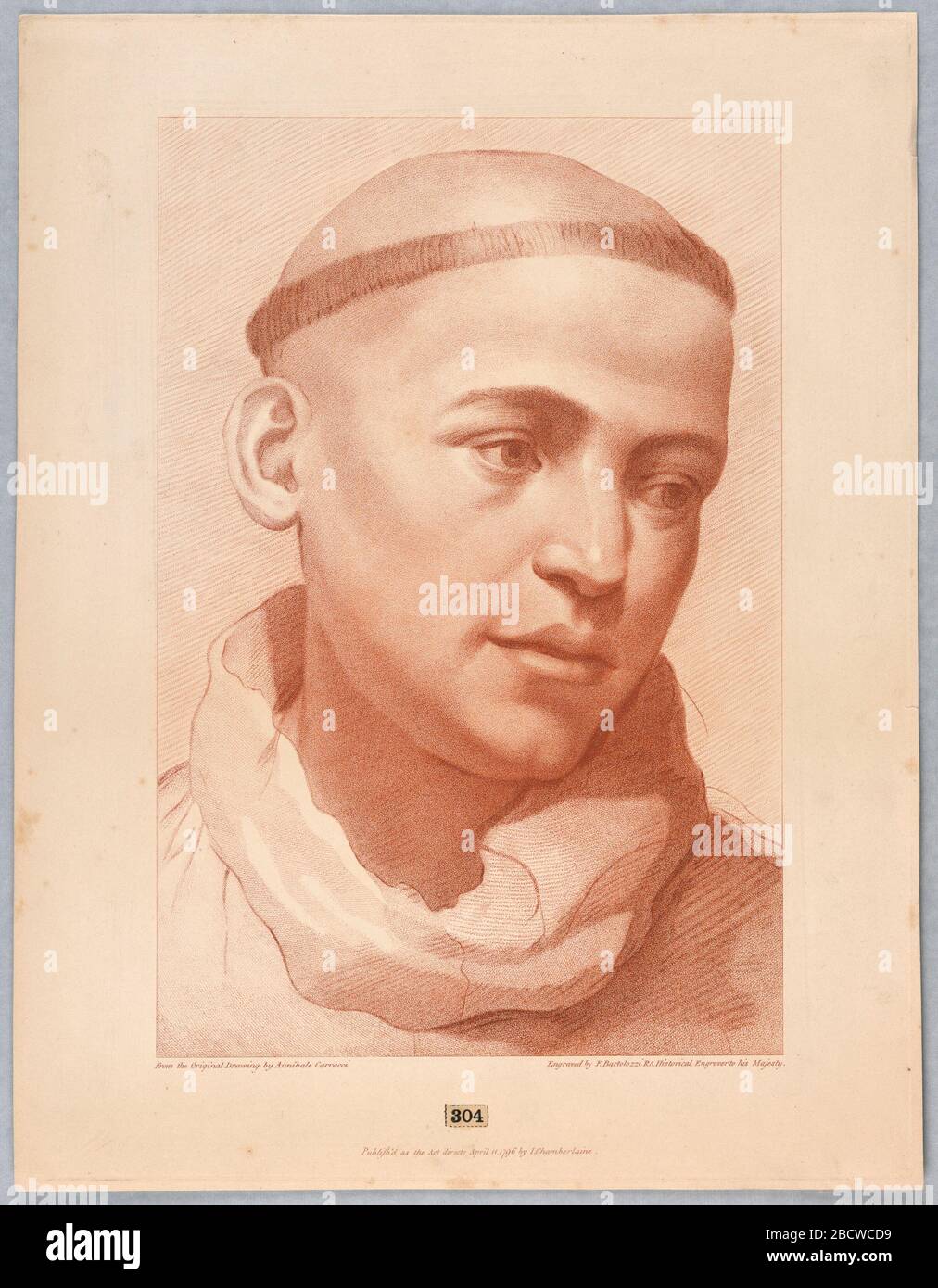 Monks Head. Research in ProgressThe young man shows the collar of a