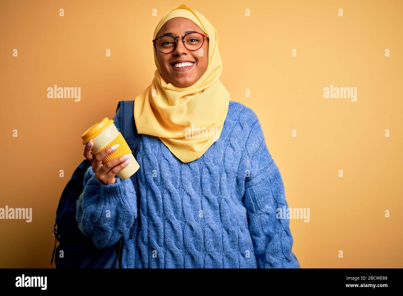 Happy hijab woman positive attitude hi-res stock photography and images ...