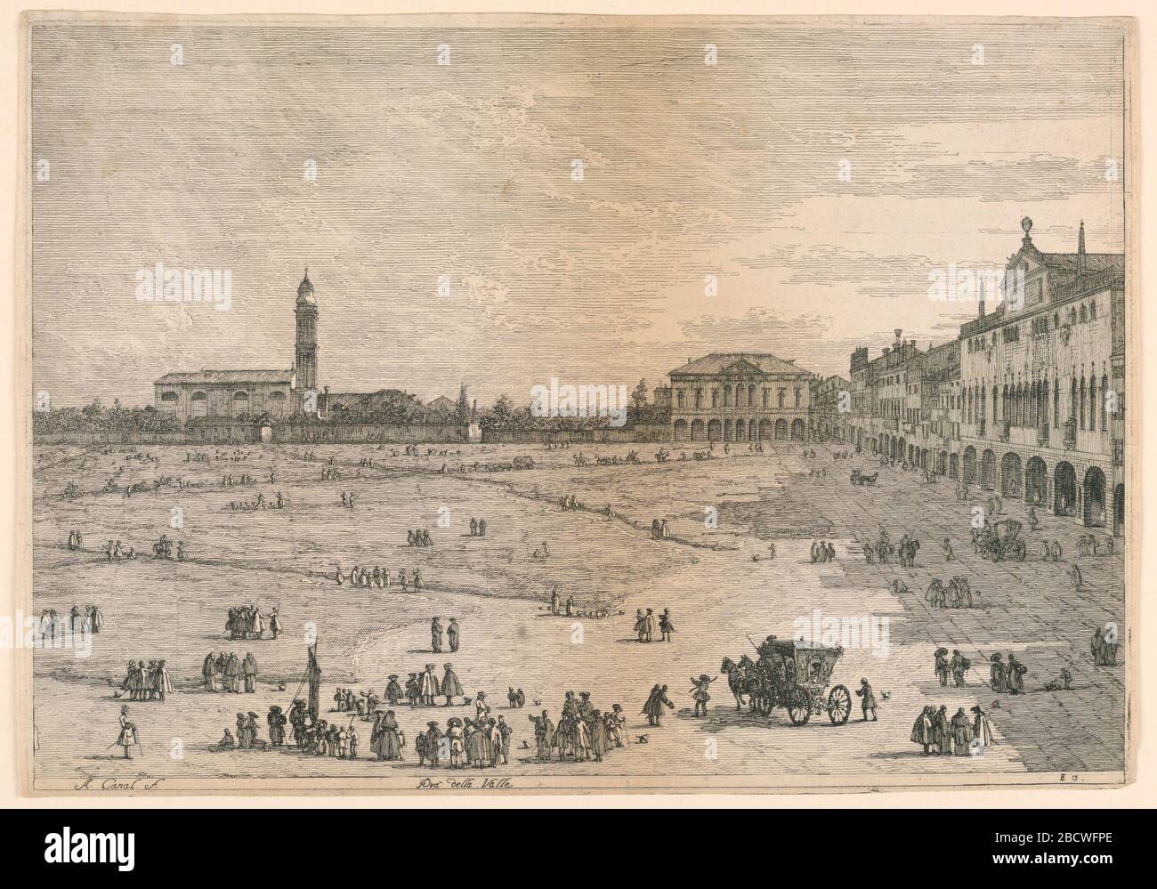 Pr della Valle Prato della Valle Padua from the Vedute altre prese da i luoghi altre ideate. Research in Progress Pr della Valle Prato della Valle Padua from the Vedute altre prese da i luoghi altre ideate Stock Photo