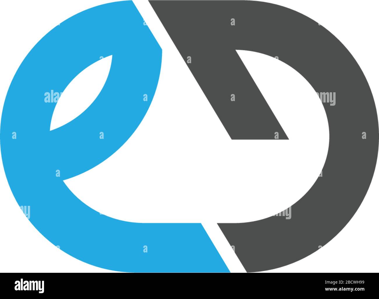 Letter ed logo images design vector Stock Vector Image & Art - Alamy