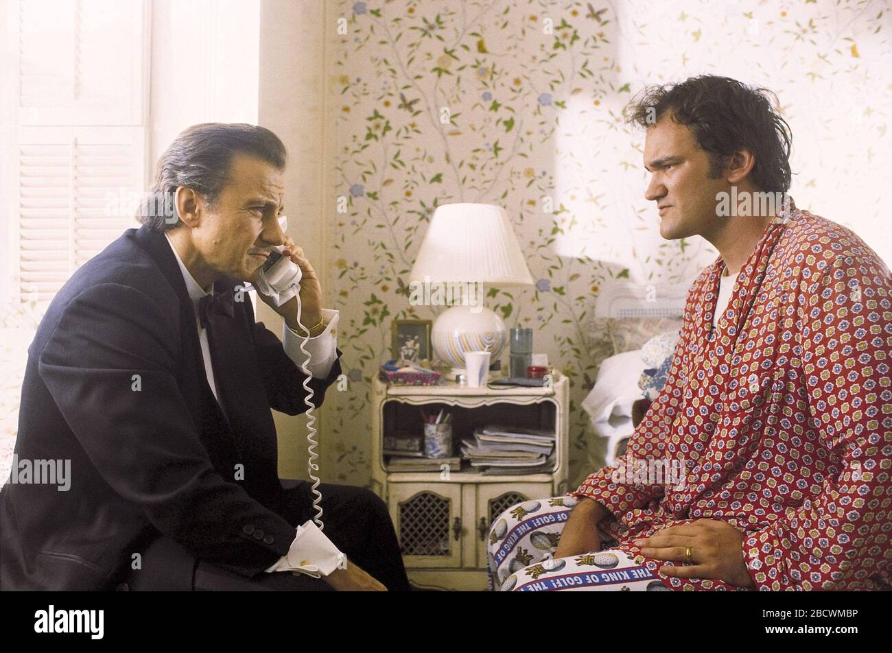 Harvey Keitel, Quentin Tarantino, "Pulp Fiction" © 1994 Miramax File