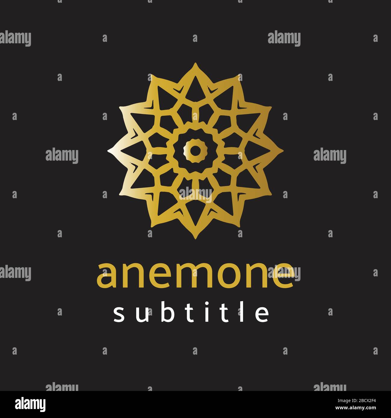 ornament logo Stock Vector