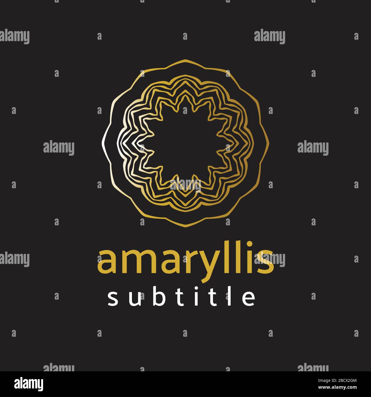 ornament logo Stock Vector