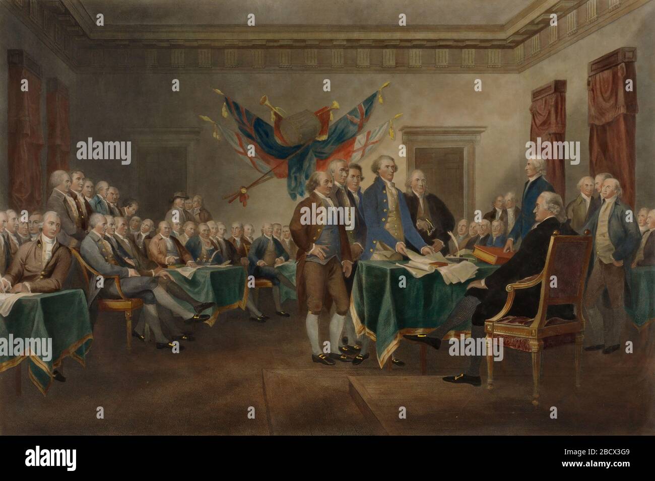 Signing of the declaration hi-res stock photography and images - Alamy