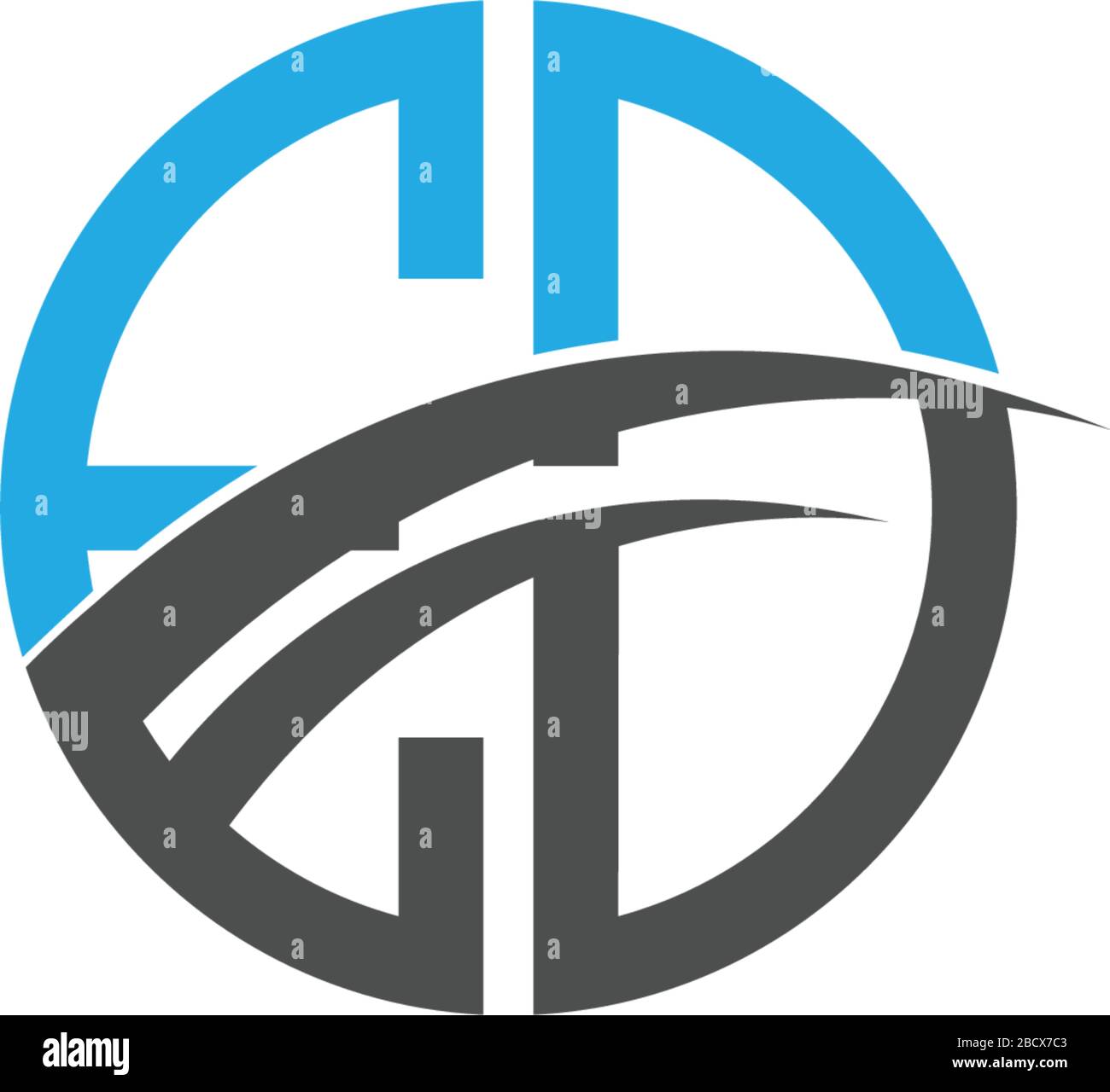 Letter ed logo images design vector Stock Vector
