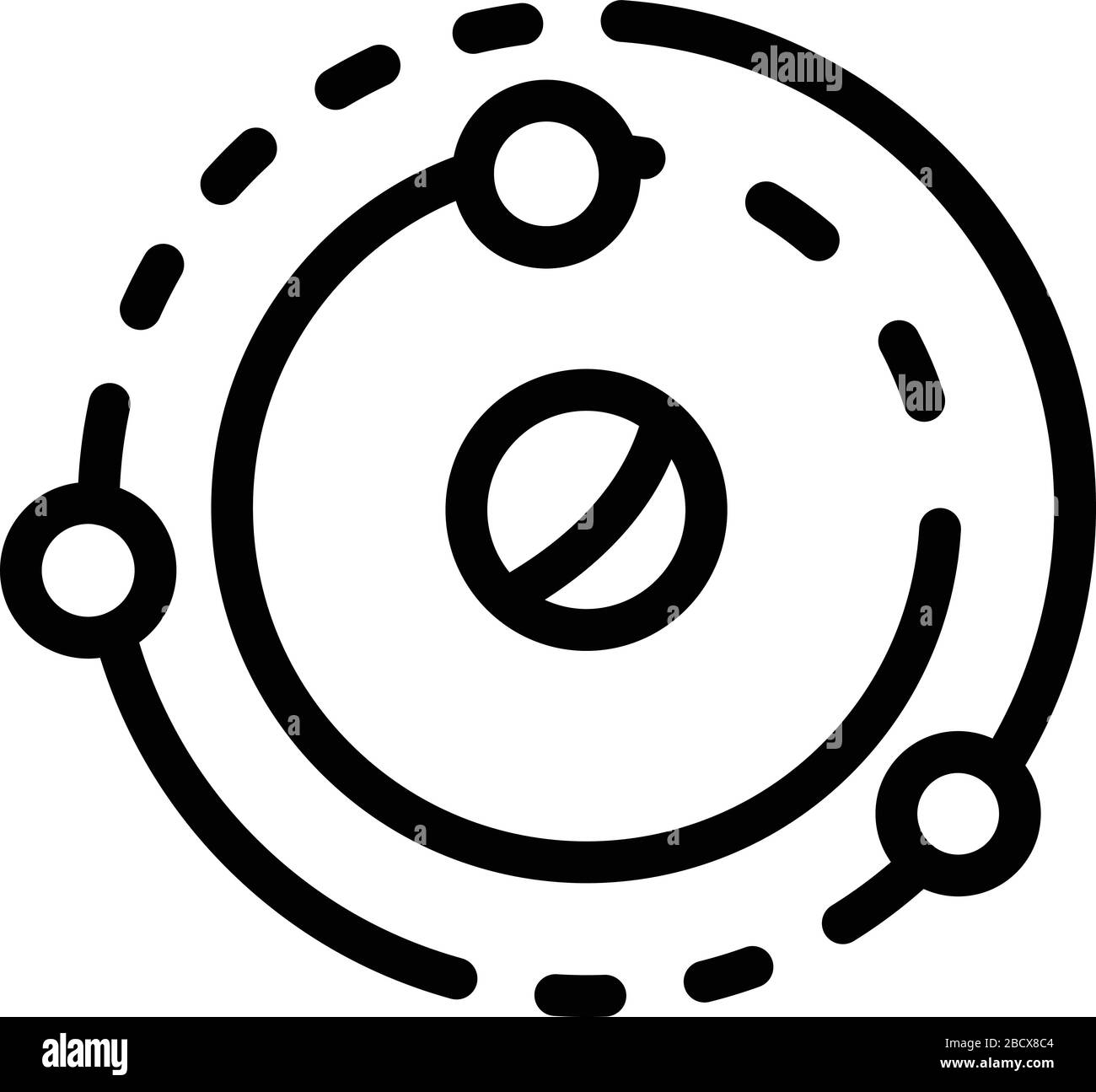 Space galaxy gravity icon, outline style Stock Vector Image & Art - Alamy