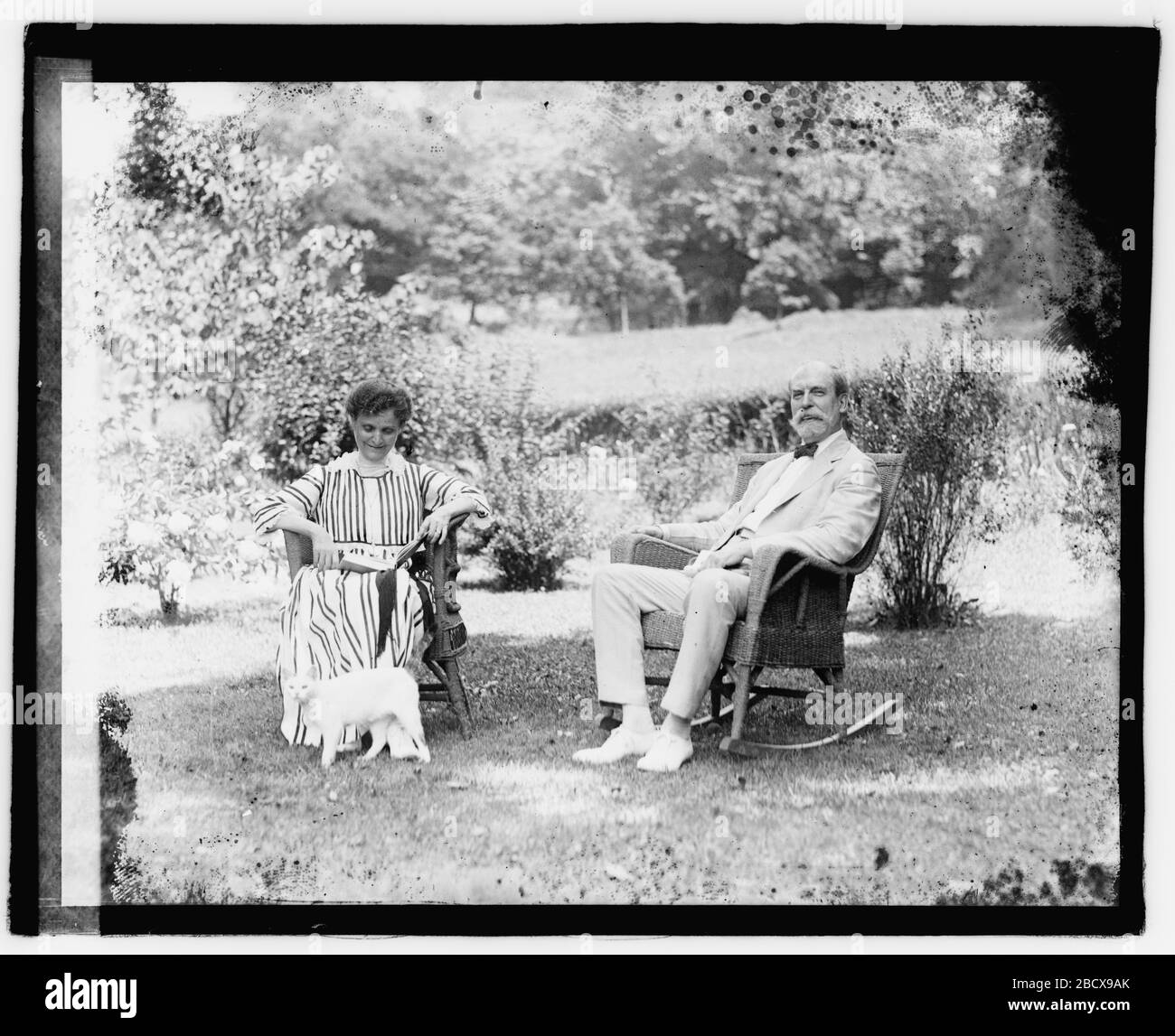 "English Title Chas. E. & Mrs. Hughes Abstract/medium National Photo