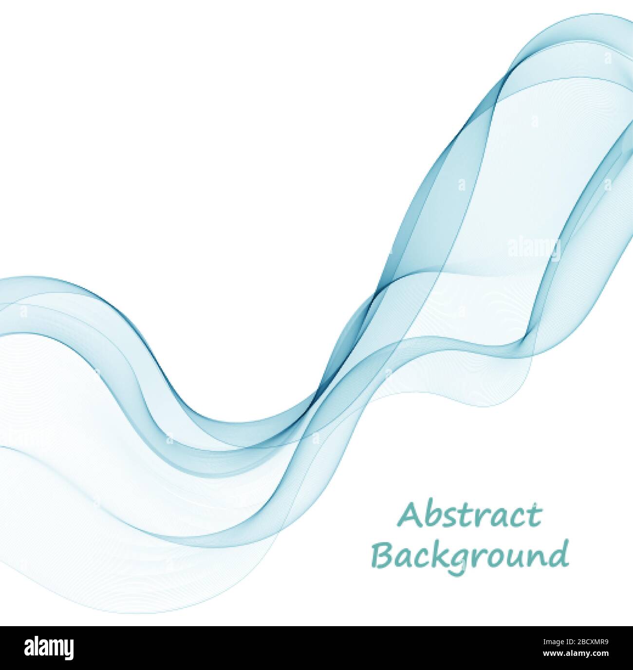 Sea blue wave. Abstract vector wave Stock Vector