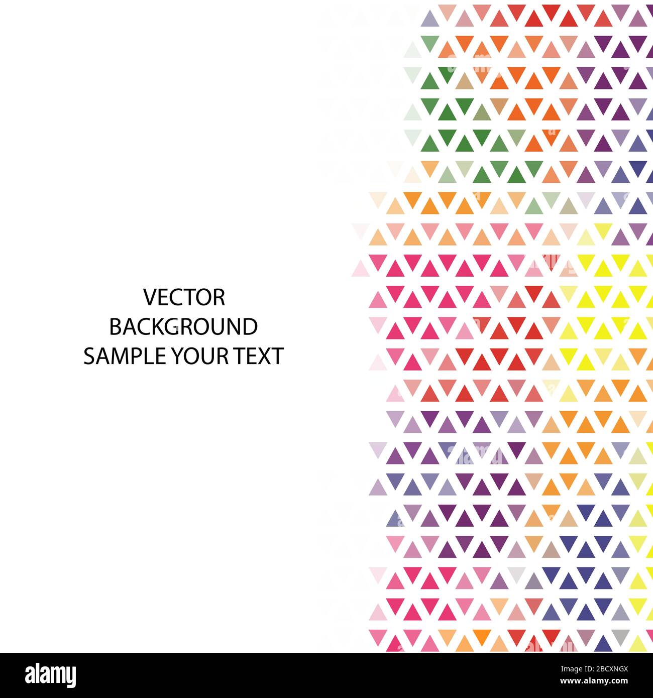 color abstract triangular background vector image. presentation ...