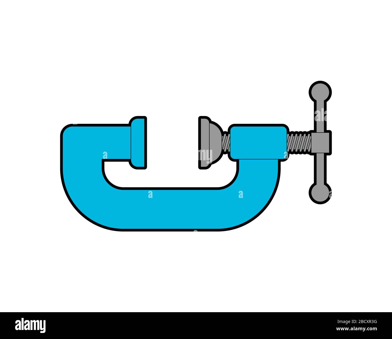 C clamp Stock Vector Images Alamy