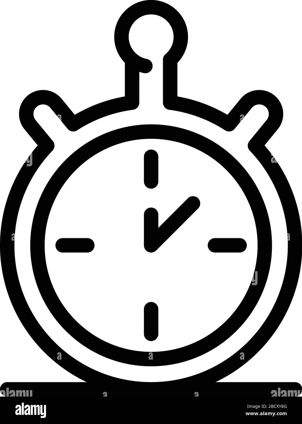 Sport stopwatch icon, outline style Stock Vector Image & Art - Alamy