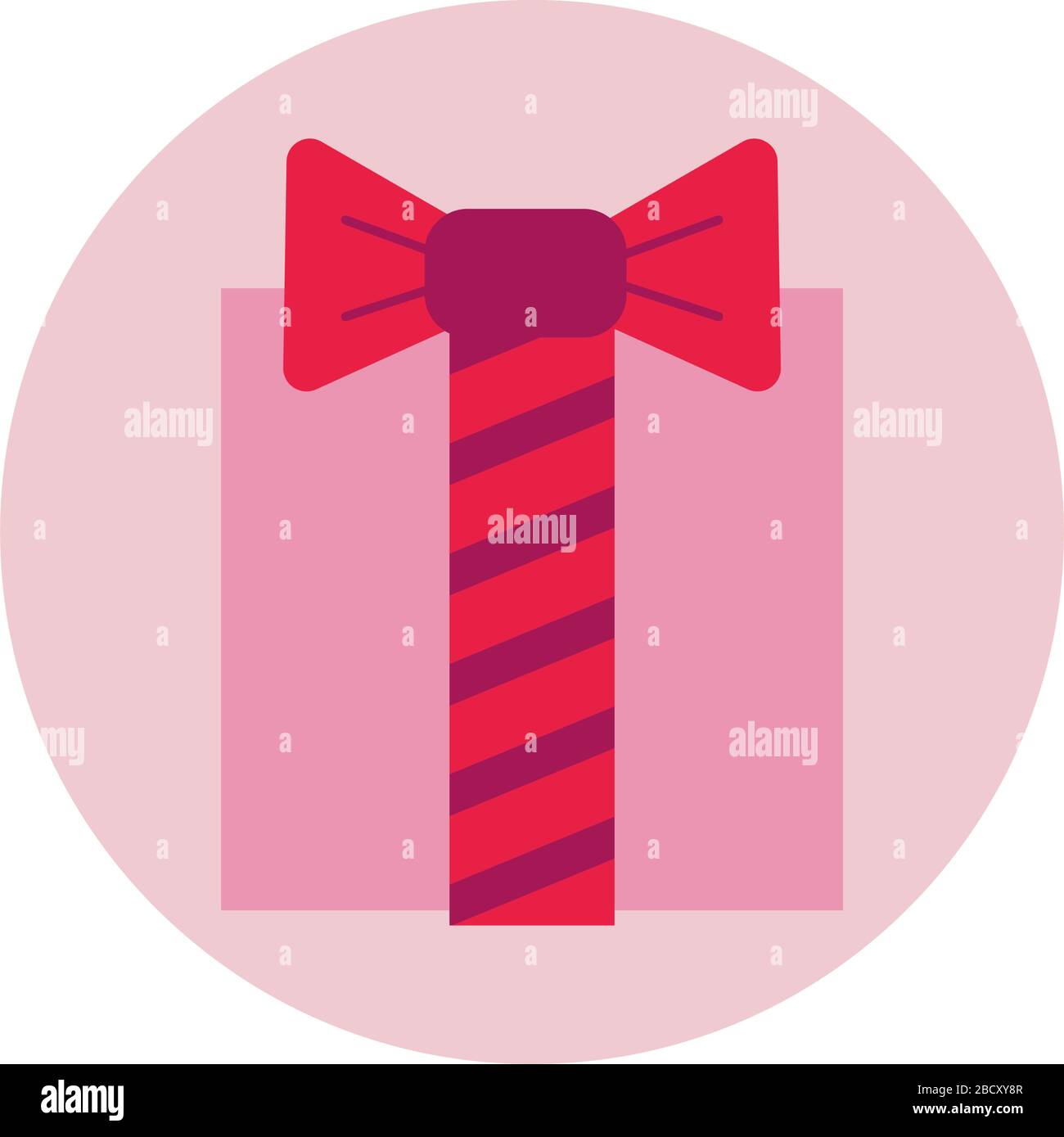 birthday gift box block and flat style icon Stock Vector Image & Art ...