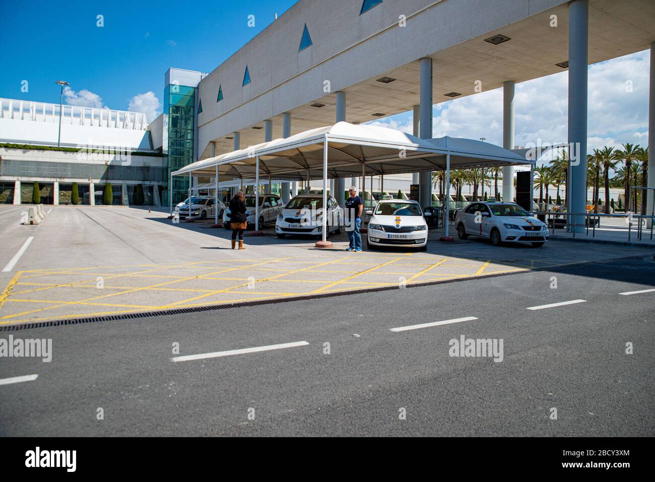 Taxi Of Palma De Mallorca Majorca Spain Balearic Islands Mediterranean Stock Photo Alamy