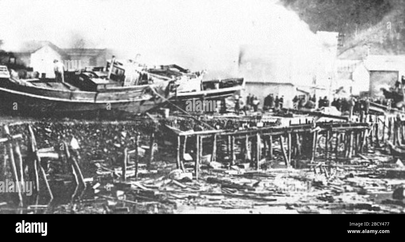 Sanriku earthquake Black and White Stock Photos & Images Alamy