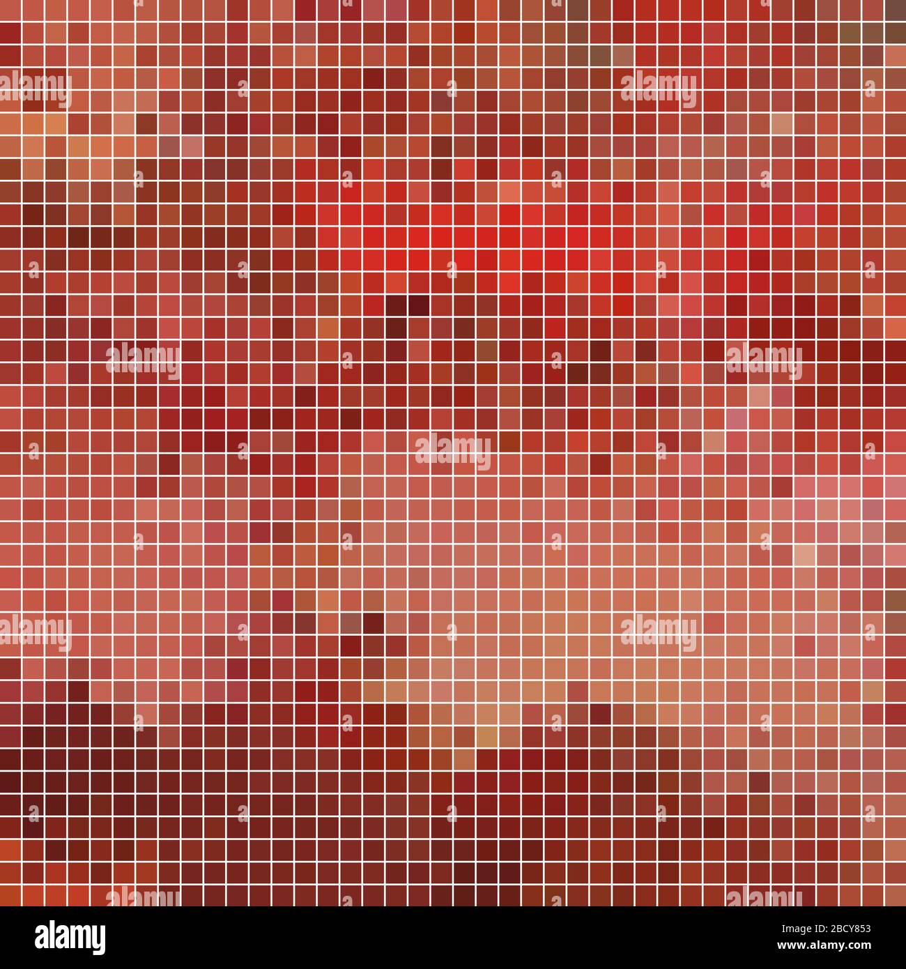 abstract vector square pixel mosaic background - red Stock Vector Image ...