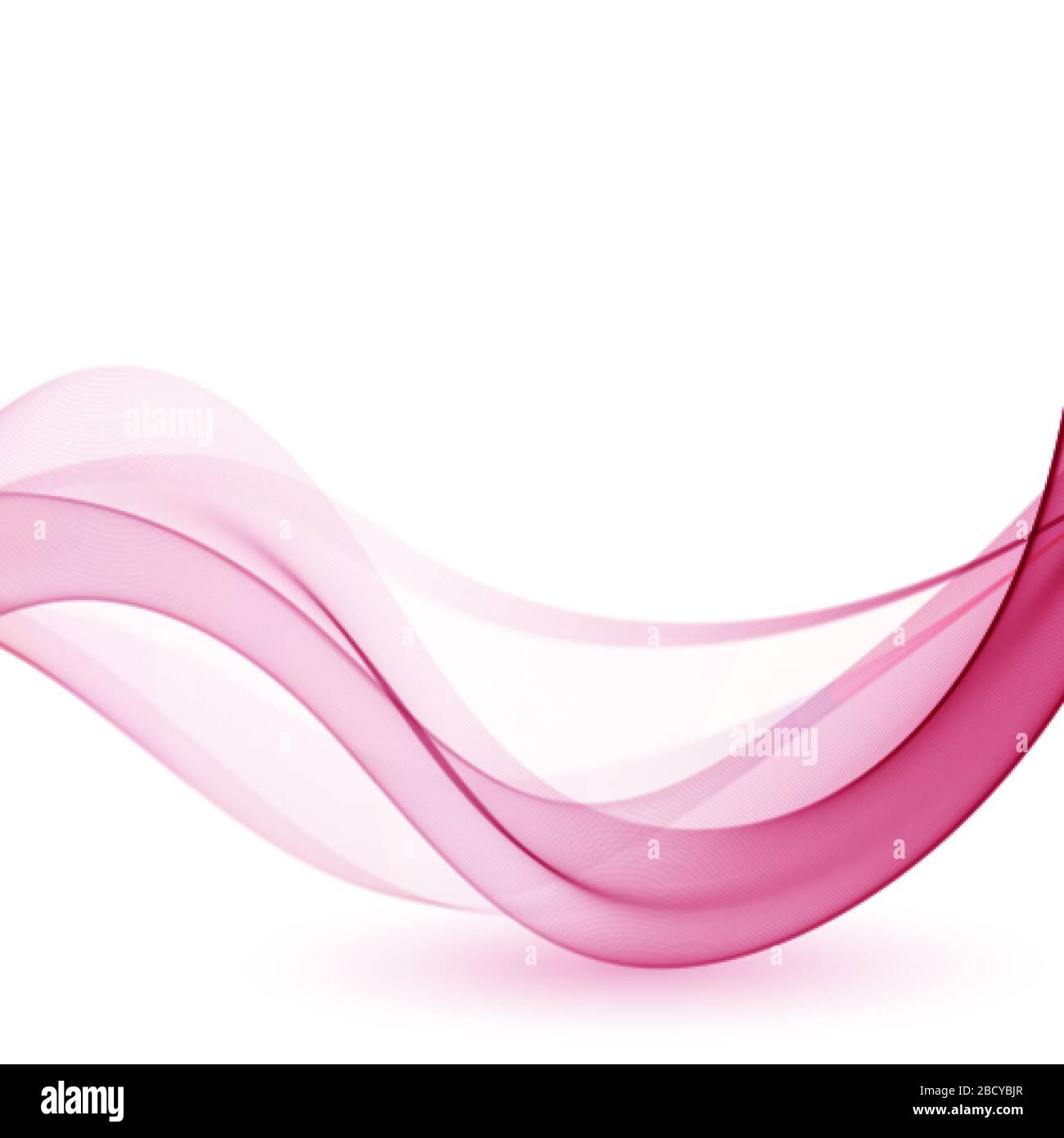 Pink wave flow Fbstract vector wave background eps10 Stock Vector