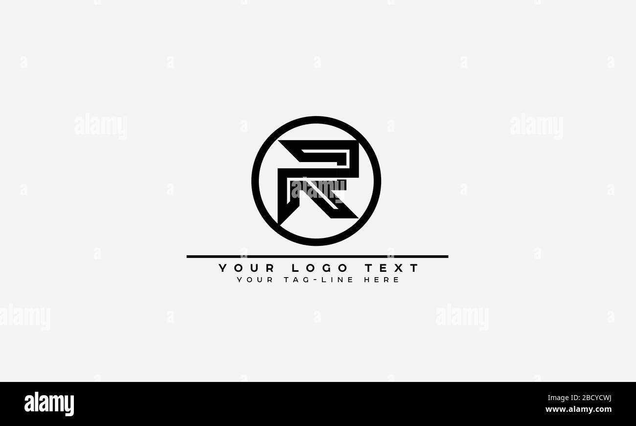 Abstract Letter R, RR Logo Design Stock Vector Image & Art - Alamy