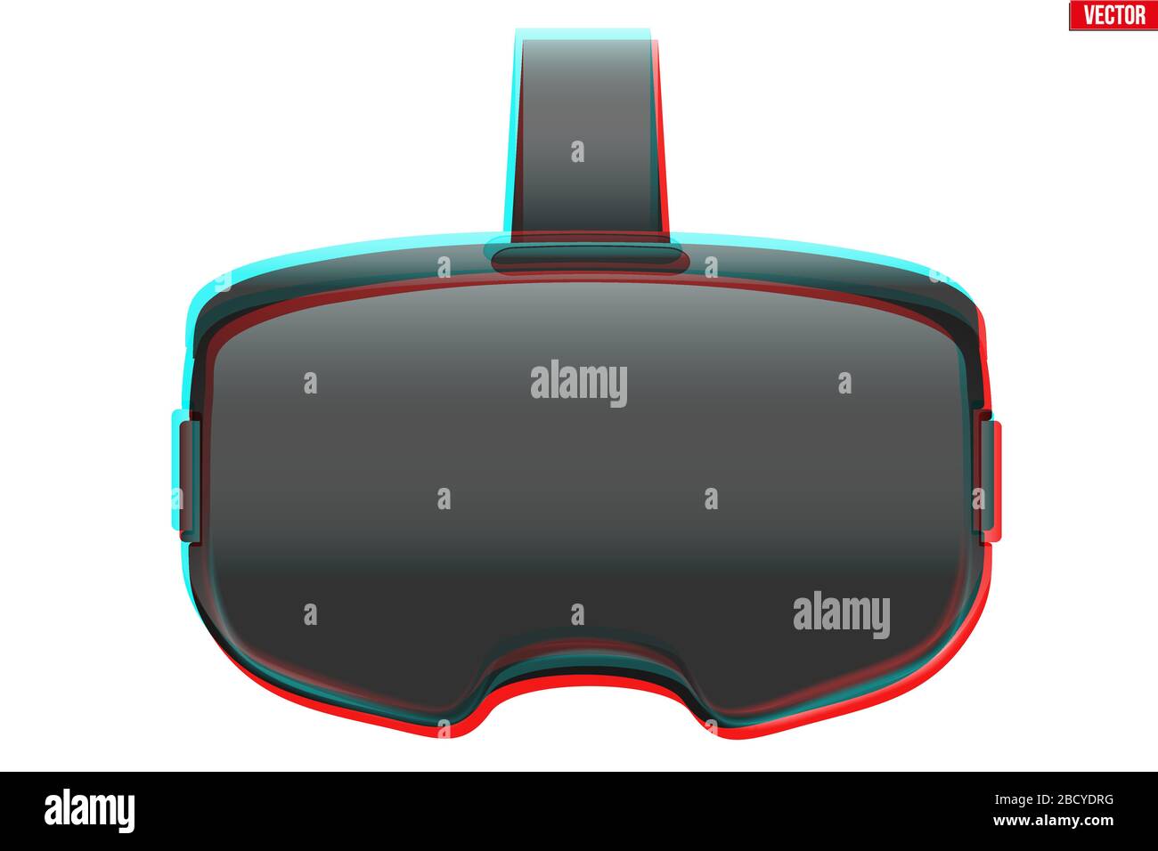 Original VR headset Stock Vector