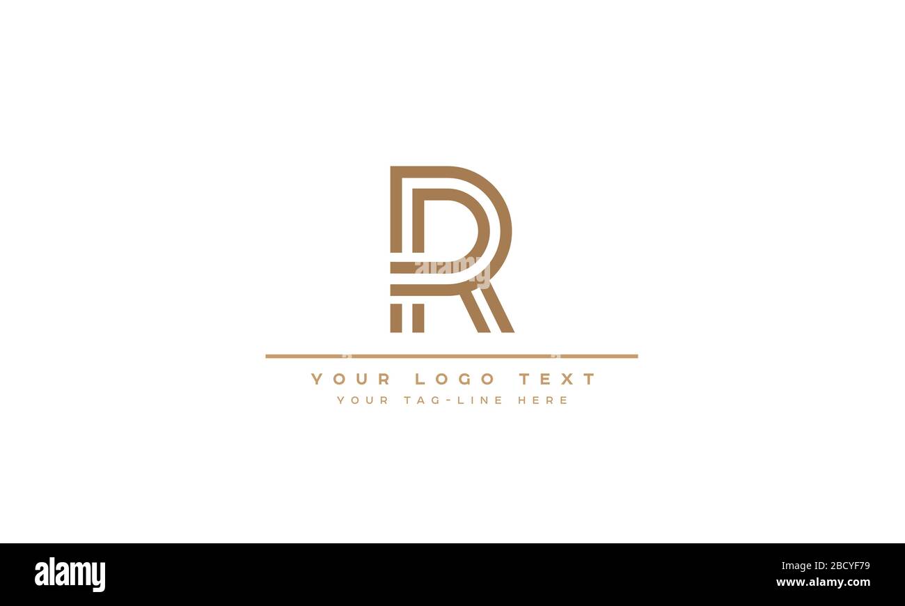 Abstract Letter R, RR Logo Design Stock Vector Image & Art - Alamy