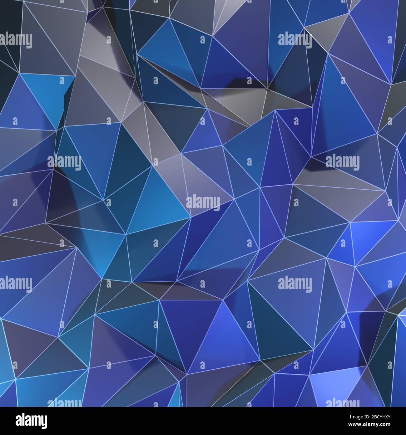 Lowpoly abstract background. Folded triangles. Stock Vector